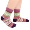 1 Pairs Women's Winter Warm Socks Vintage Socks Ethnic Style Cashmere Thermal Thicken Wool Sock For Women YSX