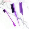(YOUU06)3Pcs Hair Styling Comb Hair Brush Set, Teasing Edge Brush Rat Tail Comb For Curly/Straight/Wet/Dry/Long/Shot Hair