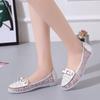 Women's Summer New Korean Version Fashion Bean Shoes Student Pregnant Women Soft Sole Casual Breathable Shoes