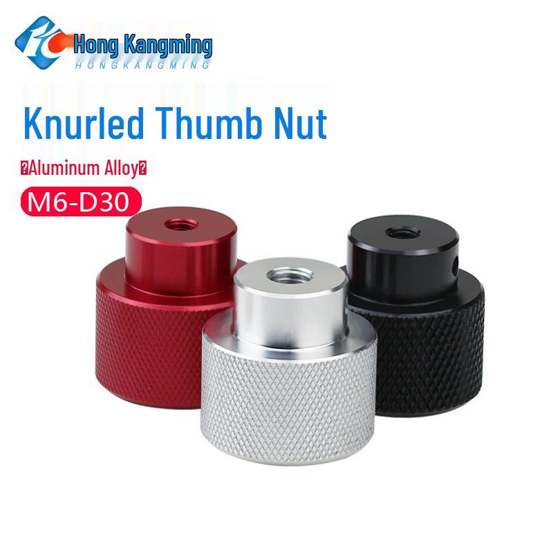 Aluminum Alloy Handwheel Screw Cap with M6/M8 Hand-Tightened Nut