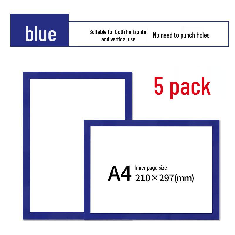 Dye Jinchu A4 Magnetic Clear File Folder Set