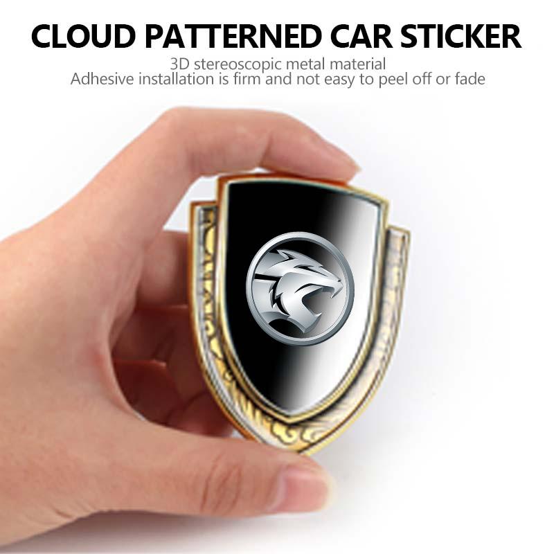 3D Metal Car Body Sticker Emblem Badge Rear Tail Trunk Decal Auto Accessories For Proton Wira Waja X50 X70 Preve Spira Satria