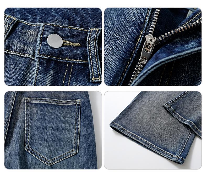 Dammode Jeans med mikro-utsvängd benvidd - Icke-klistriga, slimmande, höst-/vinterdesign
