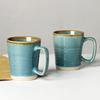 Mug kiln transformation coffee cup, home retro drinking ceramic cup, breakfast milk cup