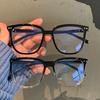 3 Pieces of Blue Light Blocking Glasses - Fashionable Square Fake Glasses, Anti Radiation Computer Gaming Glasses, Sunglasses