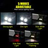 LED Magnetic Work Light Retractable 180° C Rotatable Multi-Functional Flashlight 5 Mode Outdoor Camping Inspection Auto Repair
