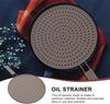 Silicone Splatter Screen with Handle Heat-resisting Oil Splash Guard Drain Board Cover Kitchen Frying Pan Lid Cooking Tools