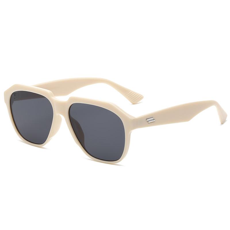 European and American retro oval large frame sunglasses, men's and women's tide star models, rice nail sunglasses, street shooting glasses s