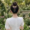 Imitation Pearl Flowers Tassels Hair Claws Ancient-style Hair Accessories  Party