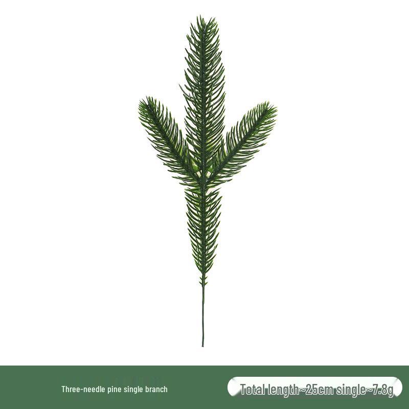 Artificial Pine Needle Branches with Red Berries - Christmas and Wedding Decoration