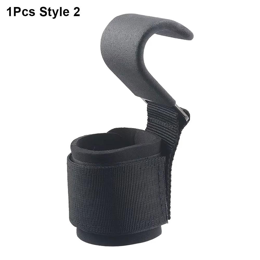 

1/2Pcs Pull-Ups Hand-Bar Wrist Strap With Wrist Wraps Power Lifting Gloves Weight Lifting Hooks 1Pcs Style 2