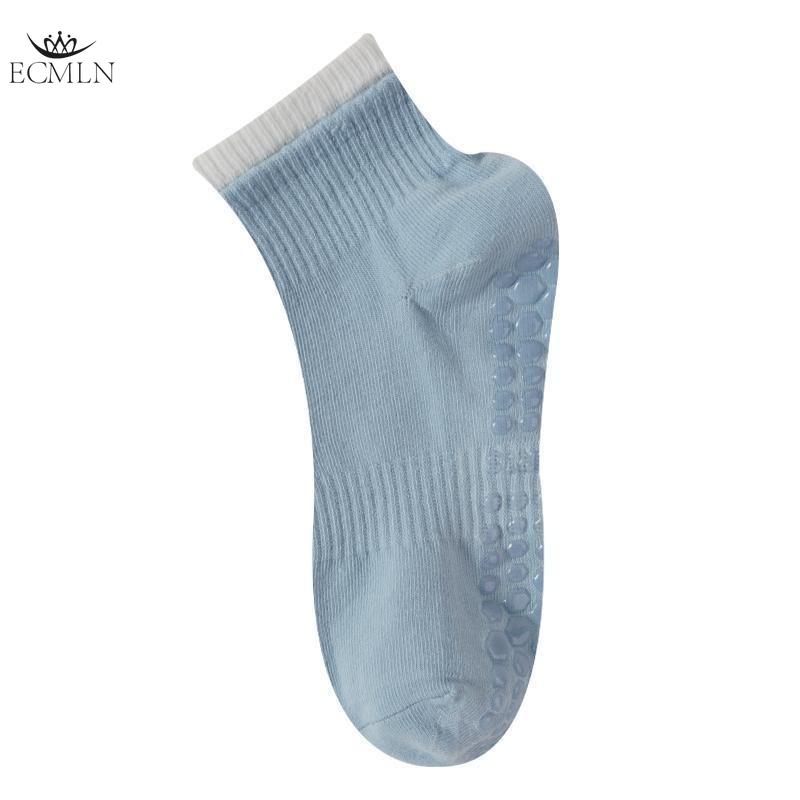 Women's Mid-tube Cotton Socks Pilates Fitness Dance Non-slip Socks Spring and Summer Adult Floor Socks