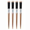4 Pairs Chinese Chopsticks Japanese Sushi Sticks Wood Chopstick Set Reusable Korean Food Chop Sticks Wooden Kitchen Tableware