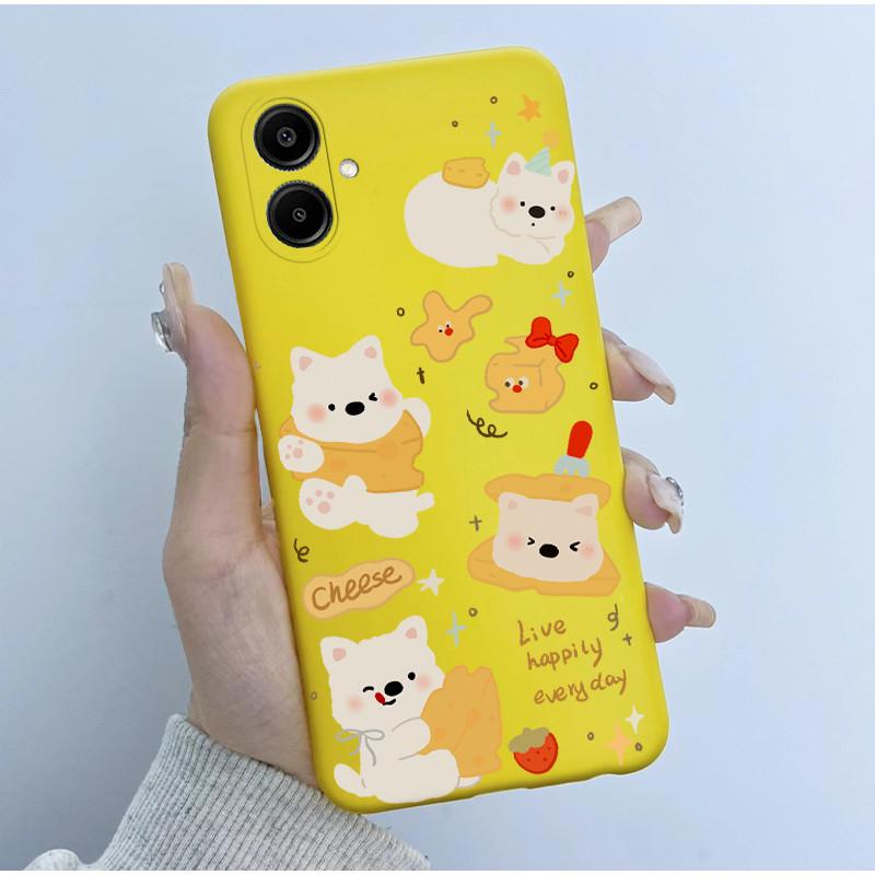 For Samsung Galaxy A06 Casing A065 SM-A065F A06 4G GalaxyA06 Cover Cute Astronaut Panda Flowers Pattern Candy Soft Silicone Case