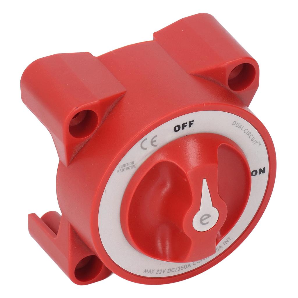 Battery Power Cutoff Knob Switch On Off 2 Positions 4 Studs IP66 Waterproof 350A Universal for Yacht
