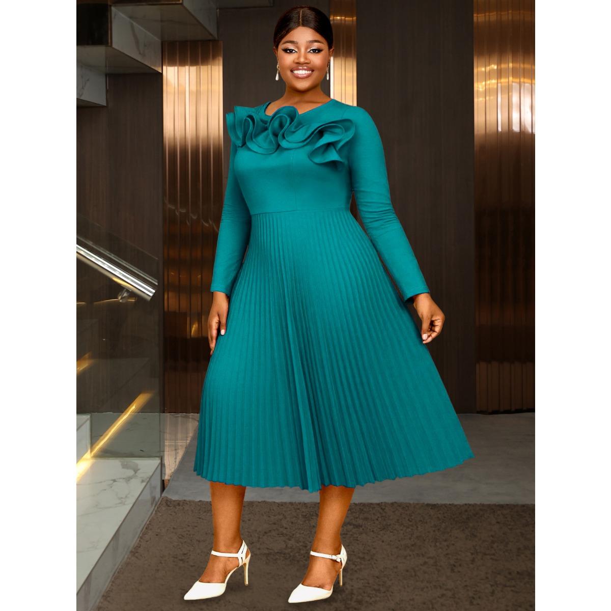 Plus Size Long Sleeve High Waist
