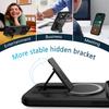 For iPhone 13 Pro Max Clear Phone Case with Lens Kickstand Cover Compatible with MagSafe