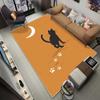 Simple Cute Decorative Carpet Living Room Home Decoration Mat Cat Pattern Bedside Easy Cleaning Foldable Lounge Rug Bedroom