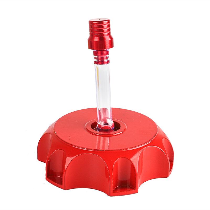 Heavy Duty Aluminum Alloy Gas Fuel Tank Cap with Vent Hose for Pit Bike Motocross - Heavy Duty Durable Cap CNC Cap