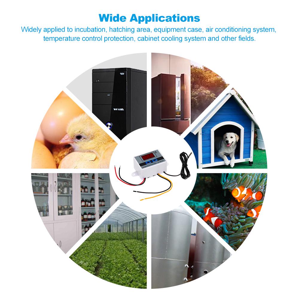 Contrôleur de température intelligent par micro-ordinateur numérique XH-W3001