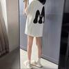 Couples pure cotton short-sleeved t-shirt women's summer loose and versatile half-sleeved t-shirt lower clothes missing design top tide