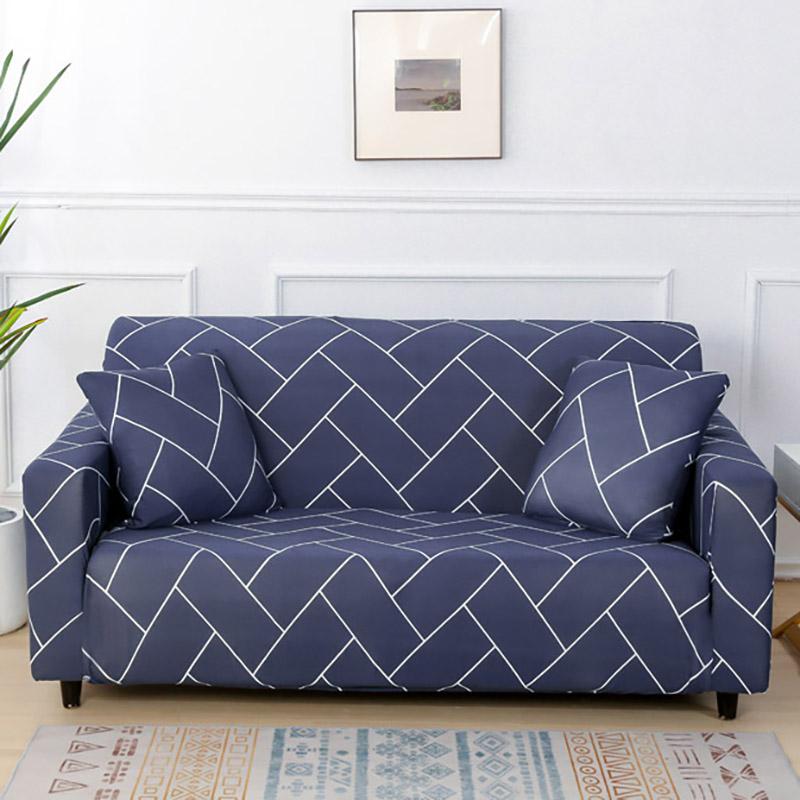 Floral Printed Elastic Sofa Cover for Living Room Chair Cover Protector Purchase Two Separate Covers to Your Whole L-shaped Sofa