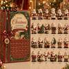 Exquisite Craft Gift Heritage Acrylic Advent Calendar, Decorative Hanging Ornament, Durable Lightweight Home Decor Blind Box for Bedroom And
