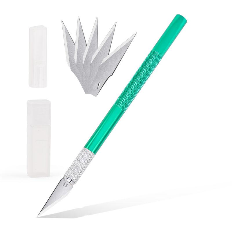 

FAIS DU Metal Carving Knife Precision Cutting Tool for Fondant Art Cake Clay Sculpture Pottery Modeling Polymer Craft Paper Cut