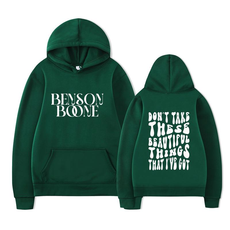 Benson Boone Hoodie Men Women Sweatshirt Print Unisex Streetwear Hip Hop Style Autumn Winter Fashion Tops Clothes