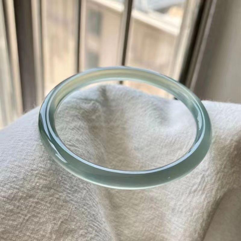 

Натуральный халцедон курран 6 мм круглый браслет модный шарм изумрудный браслет женский подарок 62MM