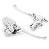 Hydraulic Brake Clutch Master Cylinder Lever Assembly Silver Universal for 1in Handlebar