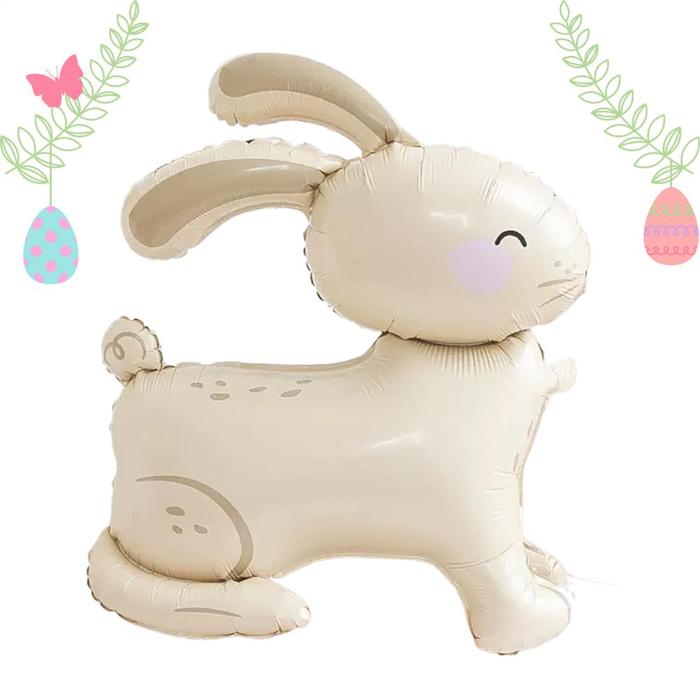 Bunny Foil Balloon Bunny Shaped Foil Balloon Cute Unique Animal Bunnies Rabbit Decoration For Baby Shower Birthday