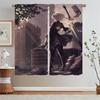 Nier Automata Window Blinds Kitchen Curtains Blackout Curtain Rods Tentacles Living Room Curtain for Children's Room Blind Curls