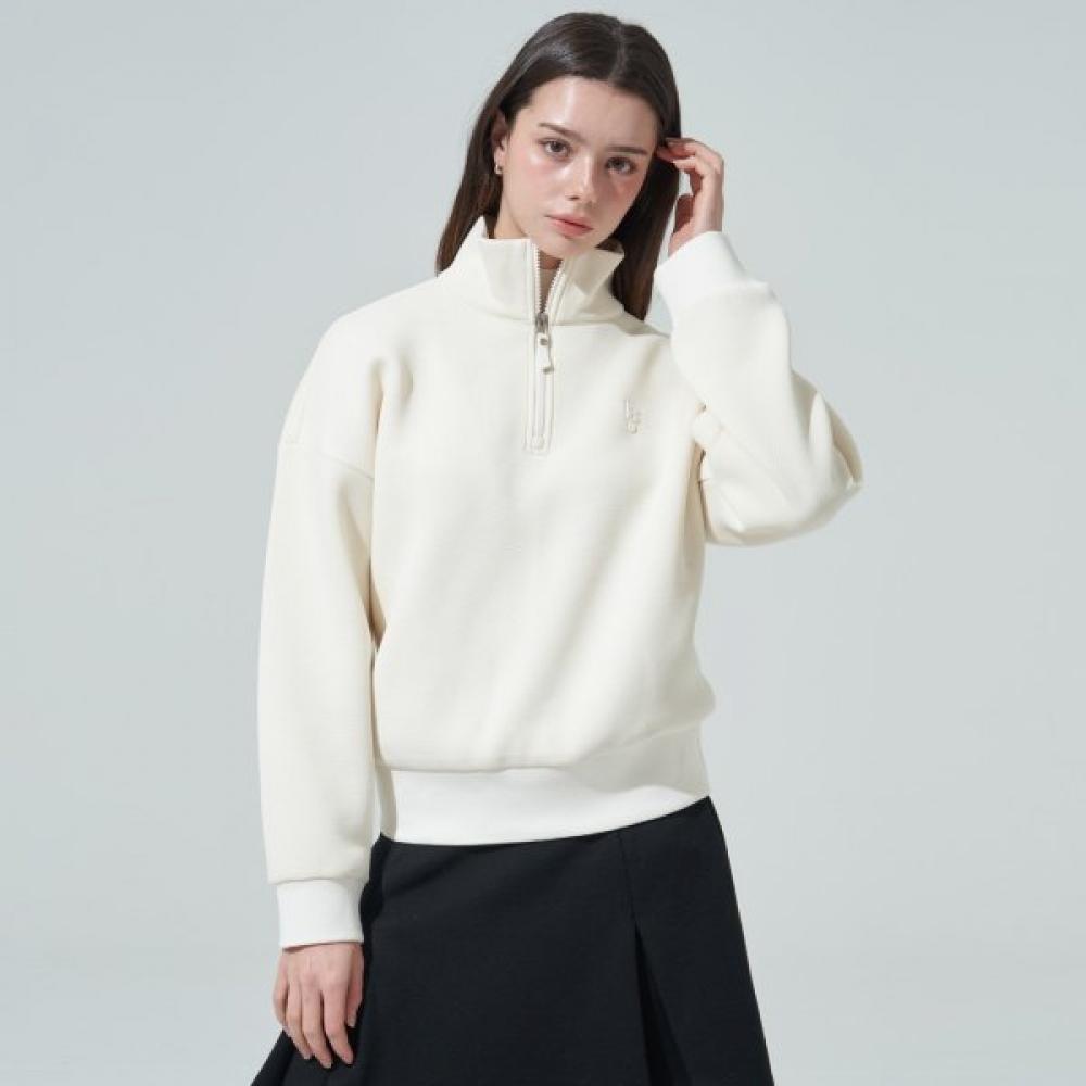 Blu Dot Loose Fit Oversized Half Zip Pullover Iv 085