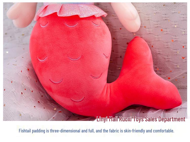 Mermaid Plush Princess Doll - Cute Sleep Companion & Pillow for Kids