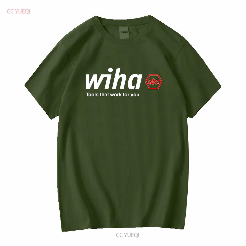 Wiha Tools Logo T shirt Sz S 4XL American Funny USA vintage Washed fashion Stylish Breathable Top For Everyday Wear graphic