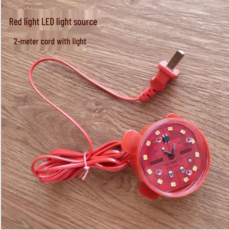 Velvet Cloth Spring Festival Red Lantern - Outdoor Waterproof Décor
