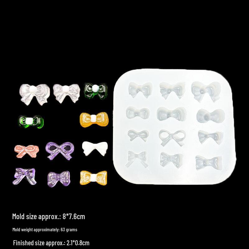 Butterfly Hair Clip Silicone Mold for DIY Jewelry & Ultra-Light Clay