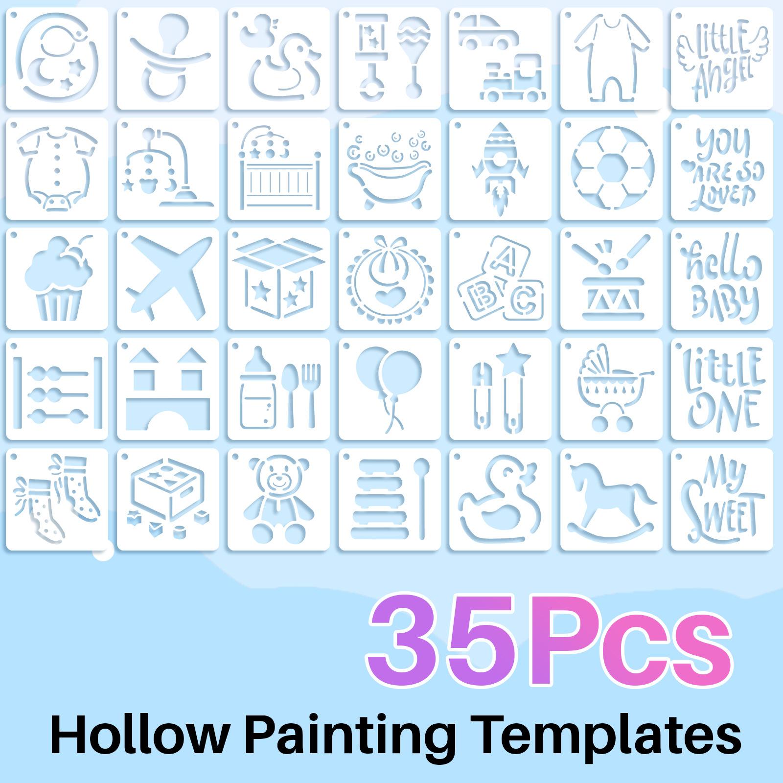 

New, Cute, Cartoon, Baby Series, Drawing Template, Cartoon DIY Decoration Theme, Party Decoration, Drawing Tools, DIY Template