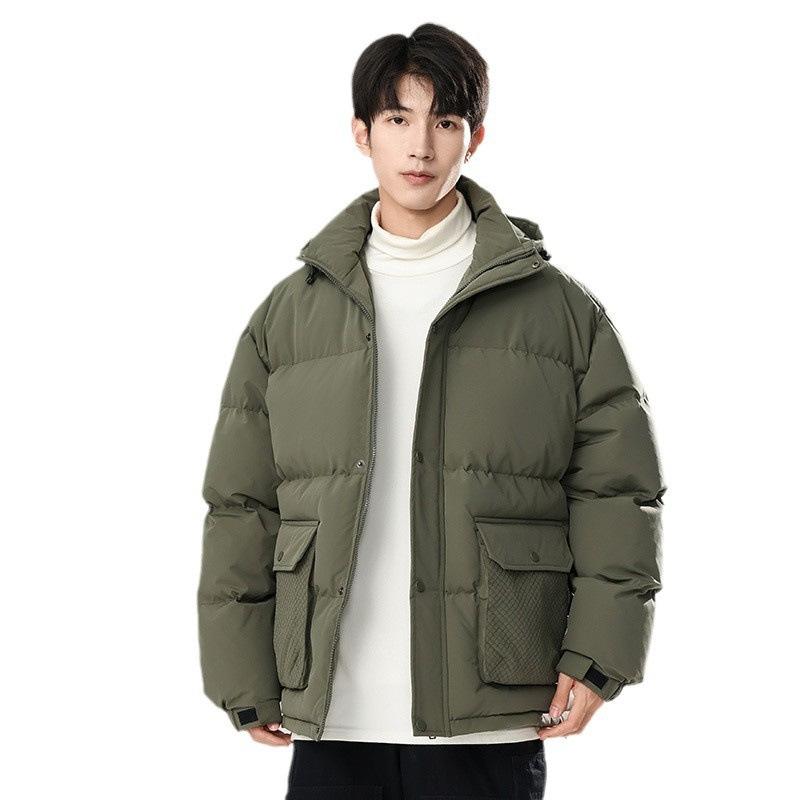 Autumn and winter cotton-padded clothes, the same brand for men and women, warm cotton-padded jackets, clothes and coats on cotton-padded clothes.