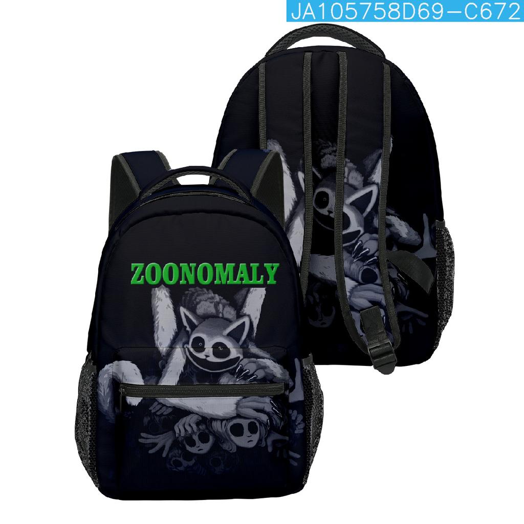 Cartoon Popular Funny Zoonomaly student Bookbag Notebook Backpacks 3D Printed Oxford Waterproof Boys/Girls Travel Backpacks