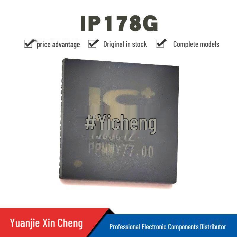 IP178G SMD QFN-68 Ethernet Switch Chip - New, Original, Authentic, BOM List Available