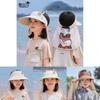 Childrens Summer Sun Hat With Wide Brim And Cartoon Animal Design For Outdoor Protection