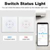 Graffiti WiFi Smart Touch Switch for Water Heater & Air Conditioner, 40A High-Power, European Standard, Voice Control.