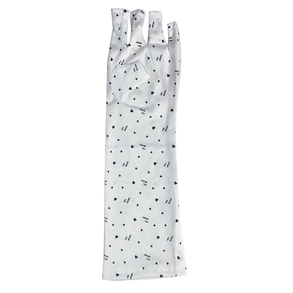 Women Nail Technician Work Gloves Fingerless Gloves 1Pair Nail Salon Gloves