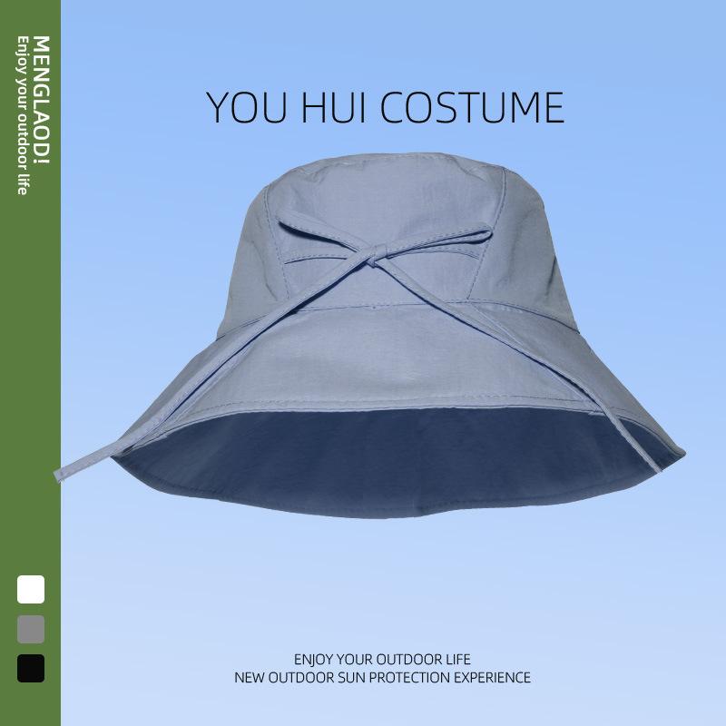 

Быстросохнущая шляпа-ведро с бантом женская летняя дорожная солнцезащитная шляпа от солнца шляпа-панама с большими полями маленькая дорожная пляжная шляпа Average size