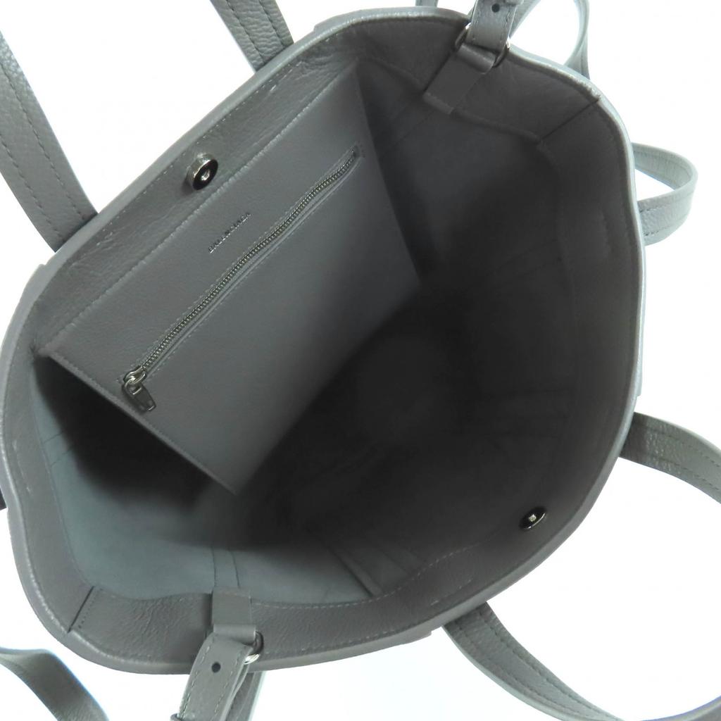 Great BALENCIAGA Tote Bag Everyday North South Small gray leather Women 672791 Used