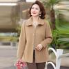 YUZHAOLIN Women's Plus Size Wool Blend Short Coat