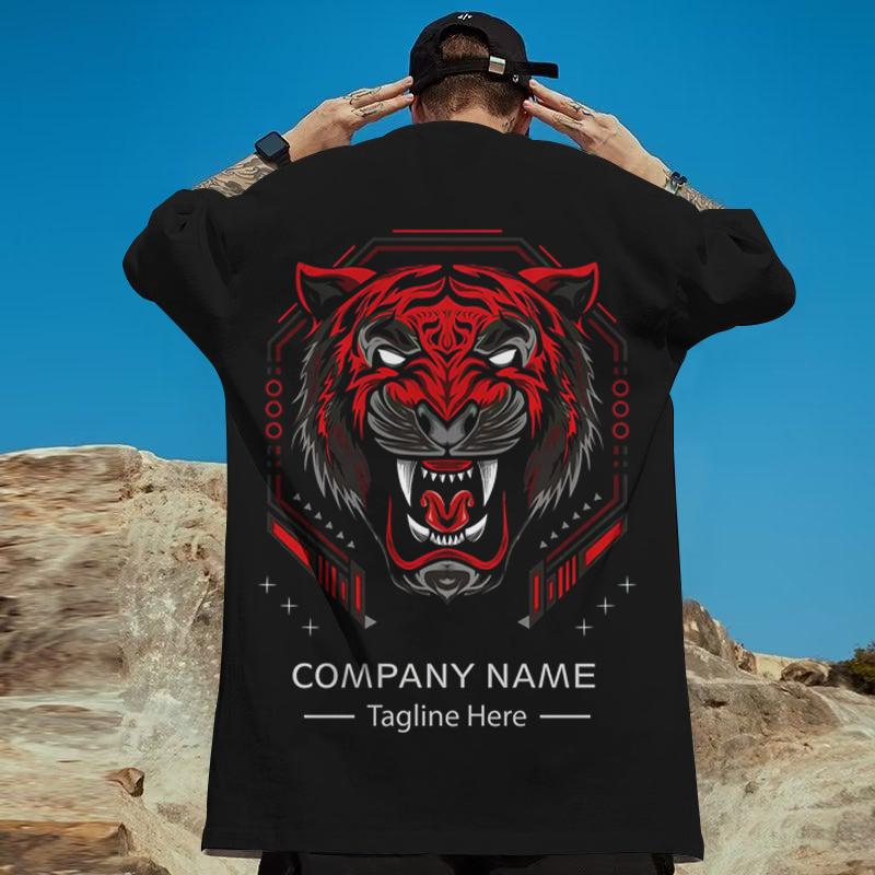 Pánská trička se zvířaty 3D potisk gorily Volná nadměrná trička Street Harajuku Topy Trička Denní ležérní halenka s krátkým rukávem