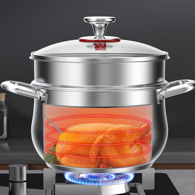 Kangbaxh 3-Piece 304 Stainless Steel Non-stick Cookware Set